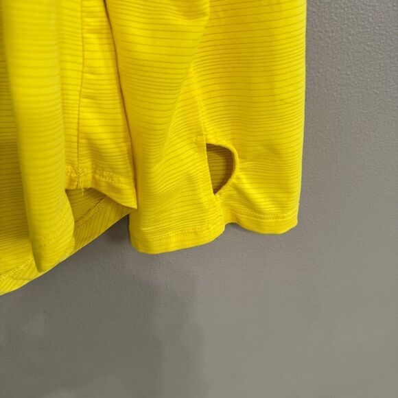 ZYIA Women's Yellow Subtle Stripe Long Sleeve T Size Large - Picture 4 of 7